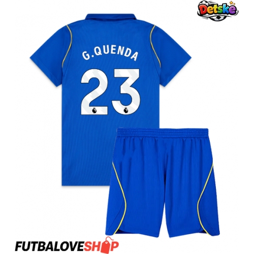 Dres Chelsea Geovany Quenda #23 Domáci pre deti 2026-27 Krátky Rukáv (+ trenírky)